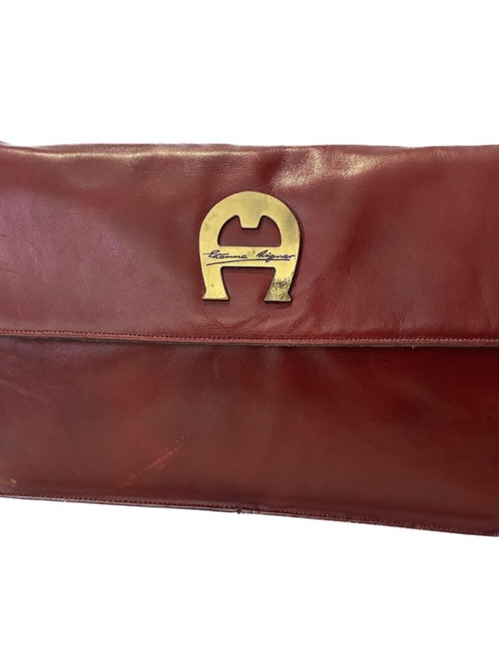 Convertible Clutch by Etienne Aigner in Oxblood - Picture 10 of 10